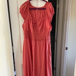 XL Coral Maxi Dress from Old Navy